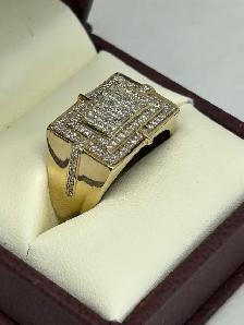 10k Men’s cluster Ring - Photo 3