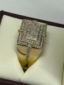 10k Men’s cluster Ring - Photo 4