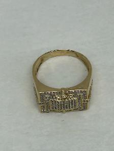 10k Men’s cluster Ring - Photo 5