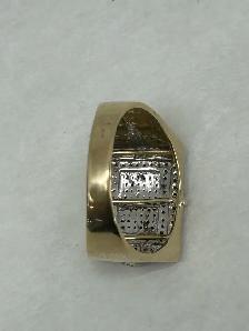 10k Men’s cluster Ring - Photo 6