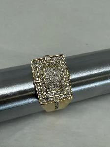 10k Men’s cluster Ring - Photo 7
