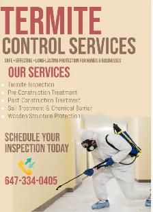 PEST CONTROL, TERMITE TREATMENT & WILDLIFE REMOVAL ,647-334-0405 - Photo 2