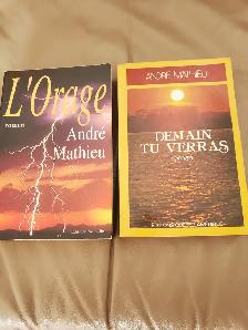 8 LIVRES DE ANDRÉ MATHIEU VALEUR DE $29.95 CHAQUE: $5.00 CHAQUIN - Photo 2