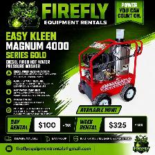 Easy Kleen Magnum 4000 Series Gold Hot Water Pressure Washer