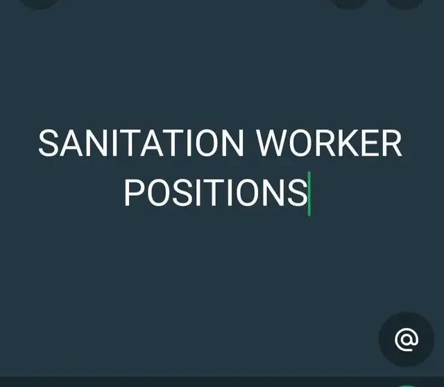 Sanitation Worker in Mississauga