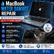 MacBook Water Damage Repair in Barrie – Spilled Water