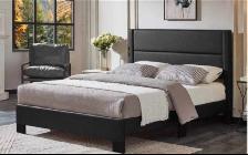 Queen size bedframe Hardwood black