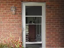 STORM door Installs installation, fix closing. Repair a Cracked - Photo 10