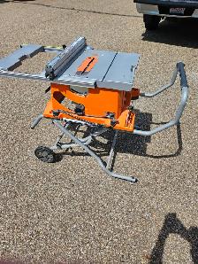 Ridgid Table Saw, portable, 10 inch, excellent condition, $ 300 - Photo 4