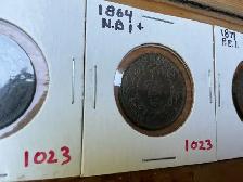1859, 1861, 1864, 1871 & 1890 ONE CENT Collectible Coins ! - Photo 4
