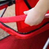 NIB Yellow Plaid Pet Stroller - Photo 2