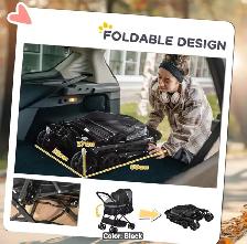 NIB Black Pet Stroller - Photo 3