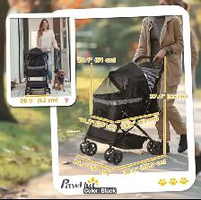 NIB Black Pet Stroller - Photo 6