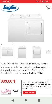 Ensemble Laveuse et Sécheuse Inglis neuve dans la boîte 700$ - Photo 2