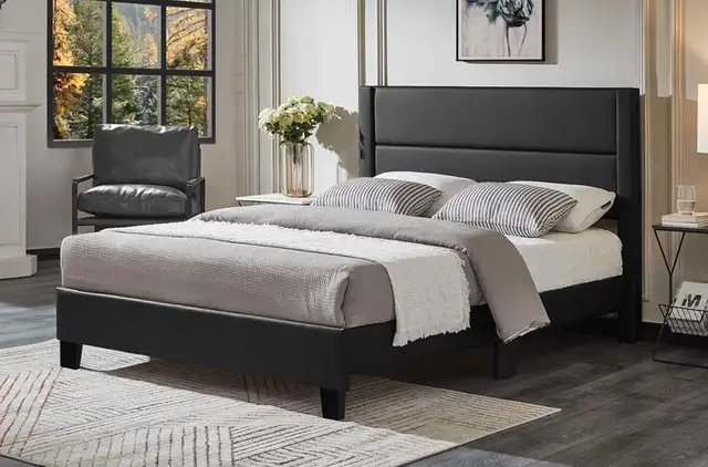 Queen Size Bed Frame With Mattress For Sale!!