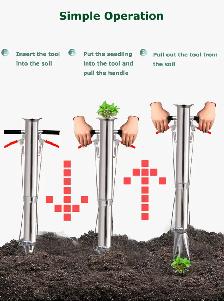 Double Shank Hand-Held Seedling Transplanting Tool 027072 - Photo 9