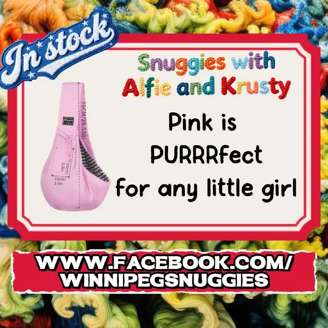 NIB Pink Klearu Pet Snuggy