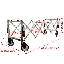 Stainless Steel Funeral Stretcher Truck Mortuary Trolley 211056 - Photo 2