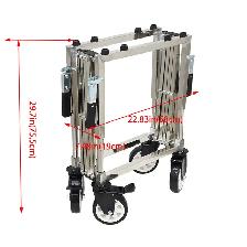 Stainless Steel Funeral Stretcher Truck Mortuary Trolley 211056 - Photo 3