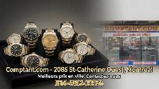Comptant.com Centre Ville Achat Rolex Cartier Omega et plus