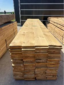 1 x 8 Rough Pine Lumber  16ft lengths