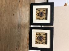 2BEAUX CADRES NEUFS VITRÉS 6'x6' MOTIFS AFRICAINS: $15.00 CHACUN - Photo 4