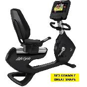 Used Life Fitness 95R Commercial Recumbent Bike with SE3 Console
