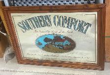 Vintage Advertising Mirror For "Southern Comfort Whiskey"