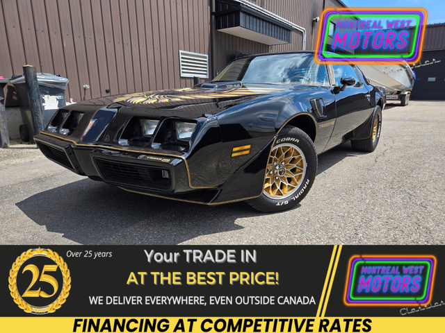 1980 Pontiac TRANS AM 301ci / ONLY 44 992KM ORIGINAL ! Sur toute
