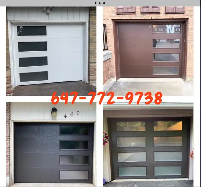 3 Layer steel Injected Foam Insulated doors  installed fr$899