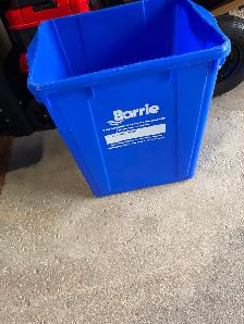 Large blue bin - City of Barrie