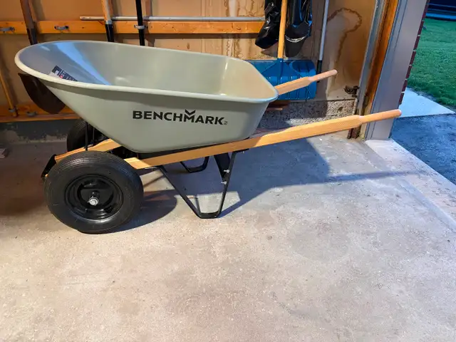 Wheelbarrow - dual tires - new