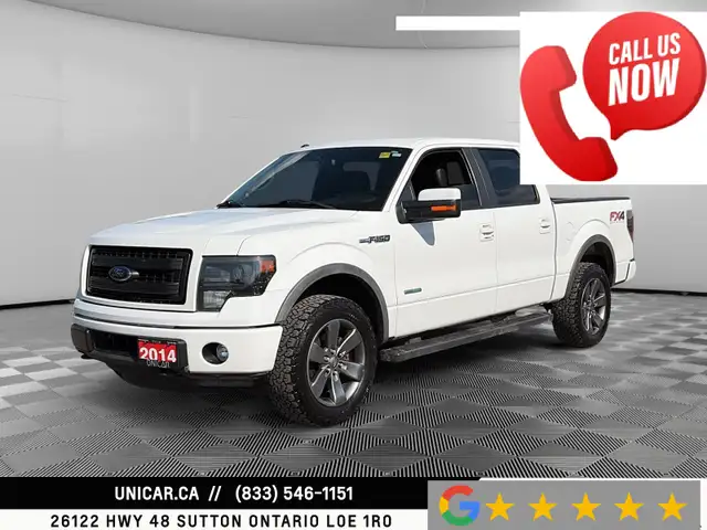 2014 Ford F-150 4WD SuperCrew FX4 No Accidents Sunroof Leather S