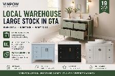Bathroom Vanities in Mississauga | Solid Wood & MDF | In Stock