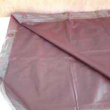 1 RIDEAU DOUCHE NEUF ROUGE 70'HAUTx30'LARGE SES CROCHETS: $10.00 - Photo 2