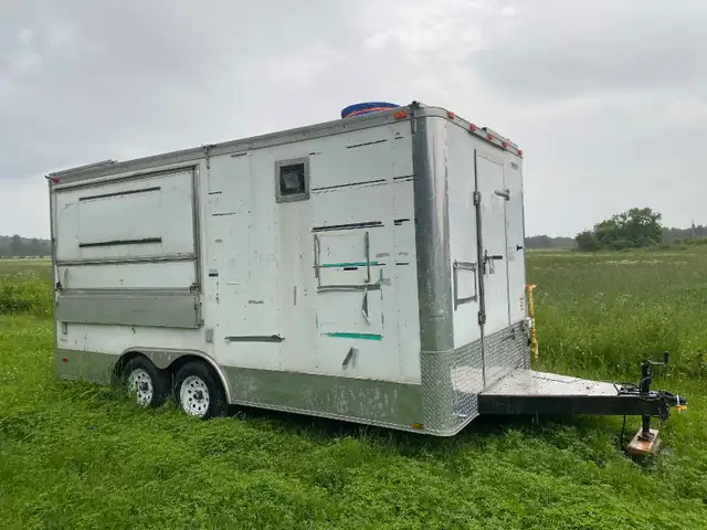 17' food trailer loaded and ready to go