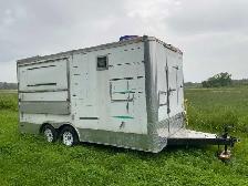 17' food trailer loaded and ready to go
