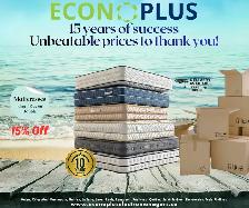 Econoplus! – Quality Mattresses 100% Canadian, 10-Year Warranty