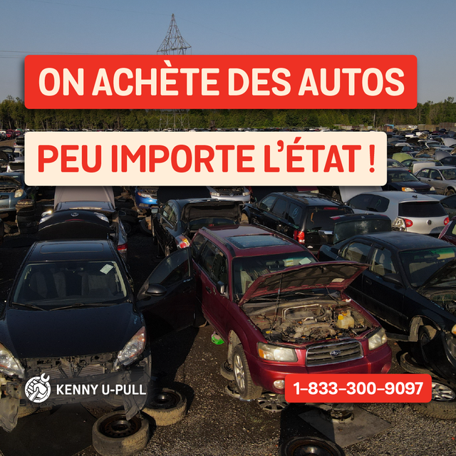 Auto à vendre ? ACHAT D’AUTO SCRAP ✅