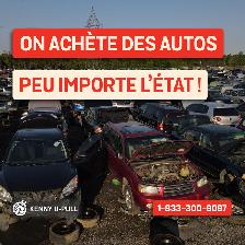 Auto à vendre ? ACHAT D’AUTO SCRAP ✅