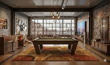 8' Tellico Billiard Table - Modern Design - Factory Sale!