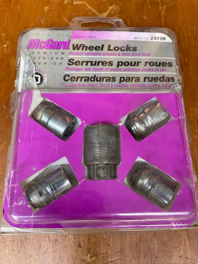 Wheel lock set for sale
