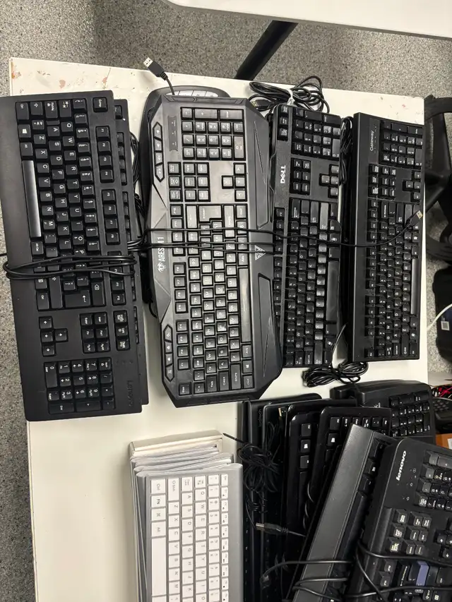 Assorted Office Keyboards & Mice - $5 Each or Combo Deal