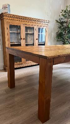 Wooden Table 115cm X 2m40 X 77cm - Photo 4