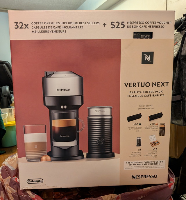 Nespresso Vertuo Next Barista Coffee Pack