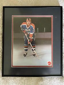 3 Vintage Gretzkys & Oilers 1st Cup. Never Hung, Prof. Framed. - Photo 5