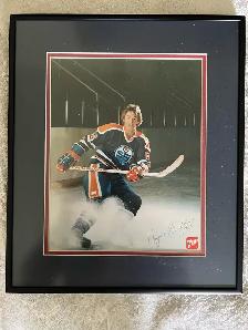 3 Vintage Gretzkys & Oilers 1st Cup. Never Hung, Prof. Framed. - Photo 6