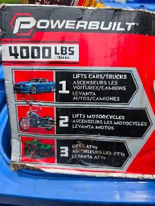 Powerbuilt Triplelift 4000 lbs. Car Motorcycle RTV's ATV Hydraul - Photo 10