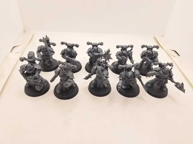 Warhammer 40k Chaos Space Marine 2nd Squad of Legionaries