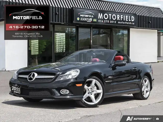 2011 Mercedes-Benz SL 550 Roadster AMG PKG 5.5L V8 Designo®
